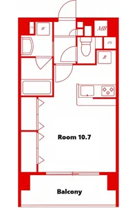 ガーデニアフラッツ【5階】の間取り