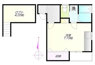 東京都荒川区荒川6【アパート】の間取り