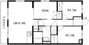 エスペランサAOI【1階】の間取り