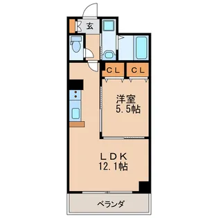 Wisteria【3階】の間取り