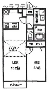 HELLO SAYAMA【2階】の間取り