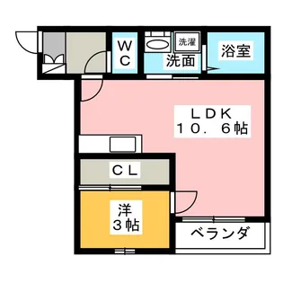 Ratcliffe(ラットクリフ)【1階】の間取り