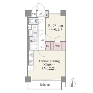 東京都墨田区立川3【マンション】の間取り