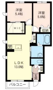 フルラ―ジュ【1階】の間取り