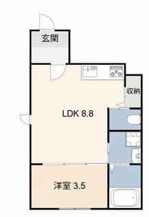 comfort residence【1階】の間取り