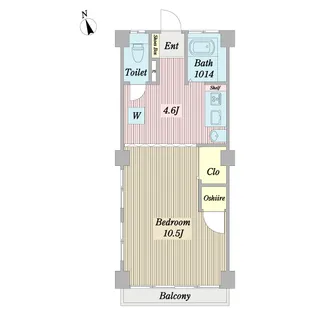 束田ビル【2階】の間取り