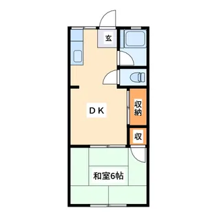 ハイツ光【2階】の間取り