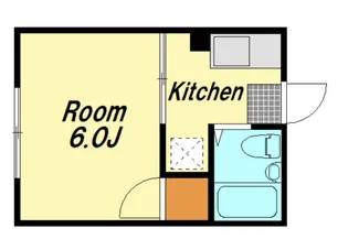 広島県広島市西区新庄町【アパート】の間取り