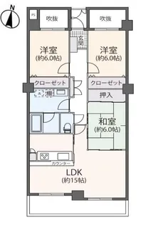 コートハウス千歳船橋【8階】の間取り