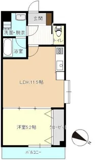 フォーリア24【2階】の間取り