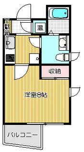 ラティエラ武蔵小山【5階】の間取り