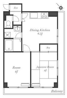 産友ビル山田町【2階】の間取り