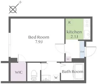 ジュヌパン用賀【1階】の間取り