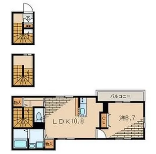 Bliss千歳烏山【3階】の間取り
