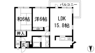 ル・モンド【1階】の間取り