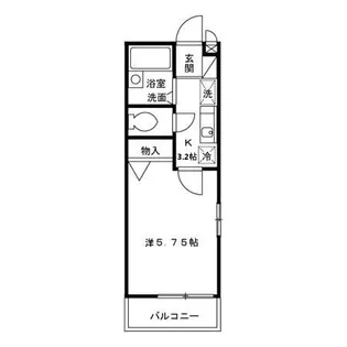 神奈川県横浜市磯子区馬場町【アパート】の間取り
