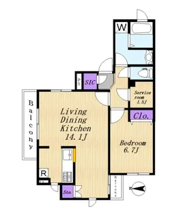 深沢テラス【2階】の間取り