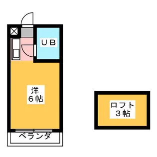 ヒルハイム徳丸【2階】の間取り