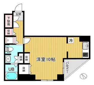 トーシンフェニックス新橋弐番館【4階】の間取り
