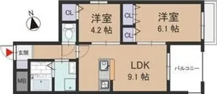 GRAND MAISON【2階】の間取り