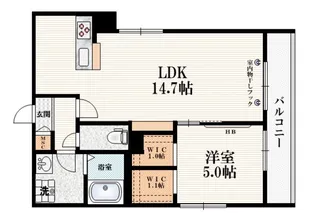 東京都豊島区西巣鴨2【マンション】の間取り