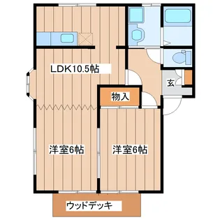 グランドセピア【1階】の間取り