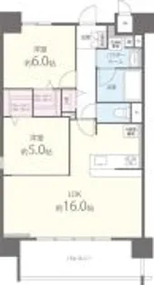 WELINA江坂【5階】の間取り