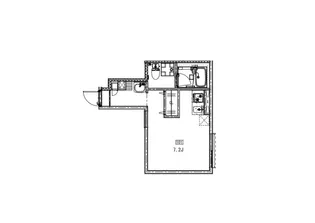 ソルナクレイシア学芸大学【1階】の間取り