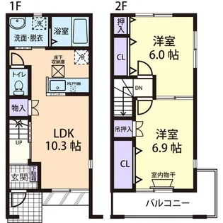 Lien Clairの間取り