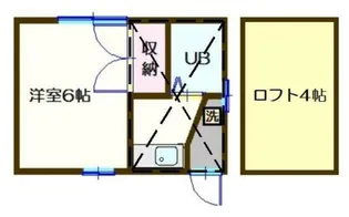 シャルマンハウス石田 1号館【1階】の間取り