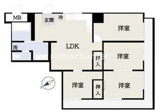 ライオンズマンション石川町【7階】の間取り