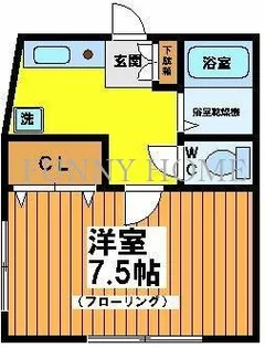 ソレイユ和泉【1階】の間取り