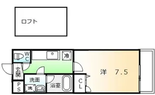 パルコート清水II番館【2階】の間取り