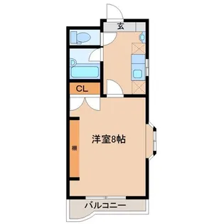 プラザドゥボウ【3階】の間取り