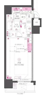 ZOOM東神田(ズームヒガシカンダ)【2階】の間取り