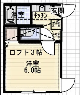 アイコート東池袋【2階】の間取り