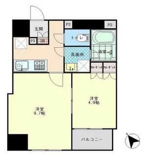 プレール・ドゥーク八丁堀【2階】の間取り