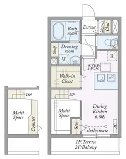 My Style vintage 瀬谷壱番館【2階】の間取り