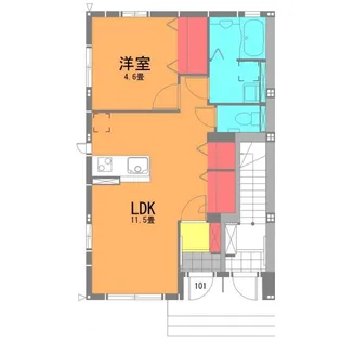 コルサコート【1階】の間取り