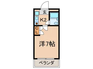 リアライズ富野荘【2階】の間取り