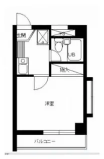 スカイコート登戸【3階】の間取り