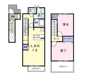 フィオーレ【2階】の間取り