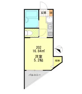 あおばトラスト中落合【2階】の間取り