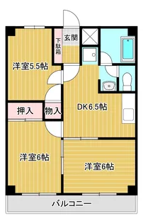 プティタンファン【2階】の間取り