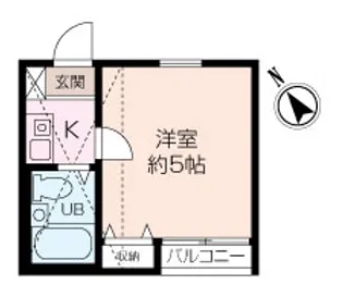 サンパレス21【1階】の間取り