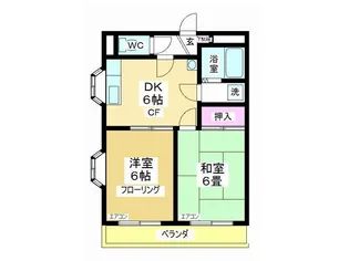 エレガンス小川【2階】の間取り