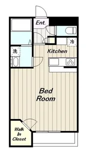 レオパレスラフィネ【2階】の間取り