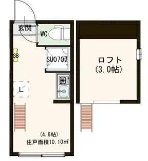 Partire Nakao【2階】の間取り