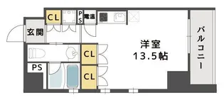 CHRYSANTHEME WEST【7階】の間取り