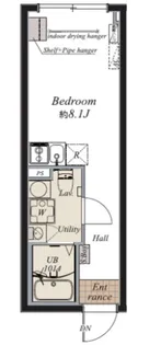 プラチナフォルム中目黒WEST【1階】の間取り